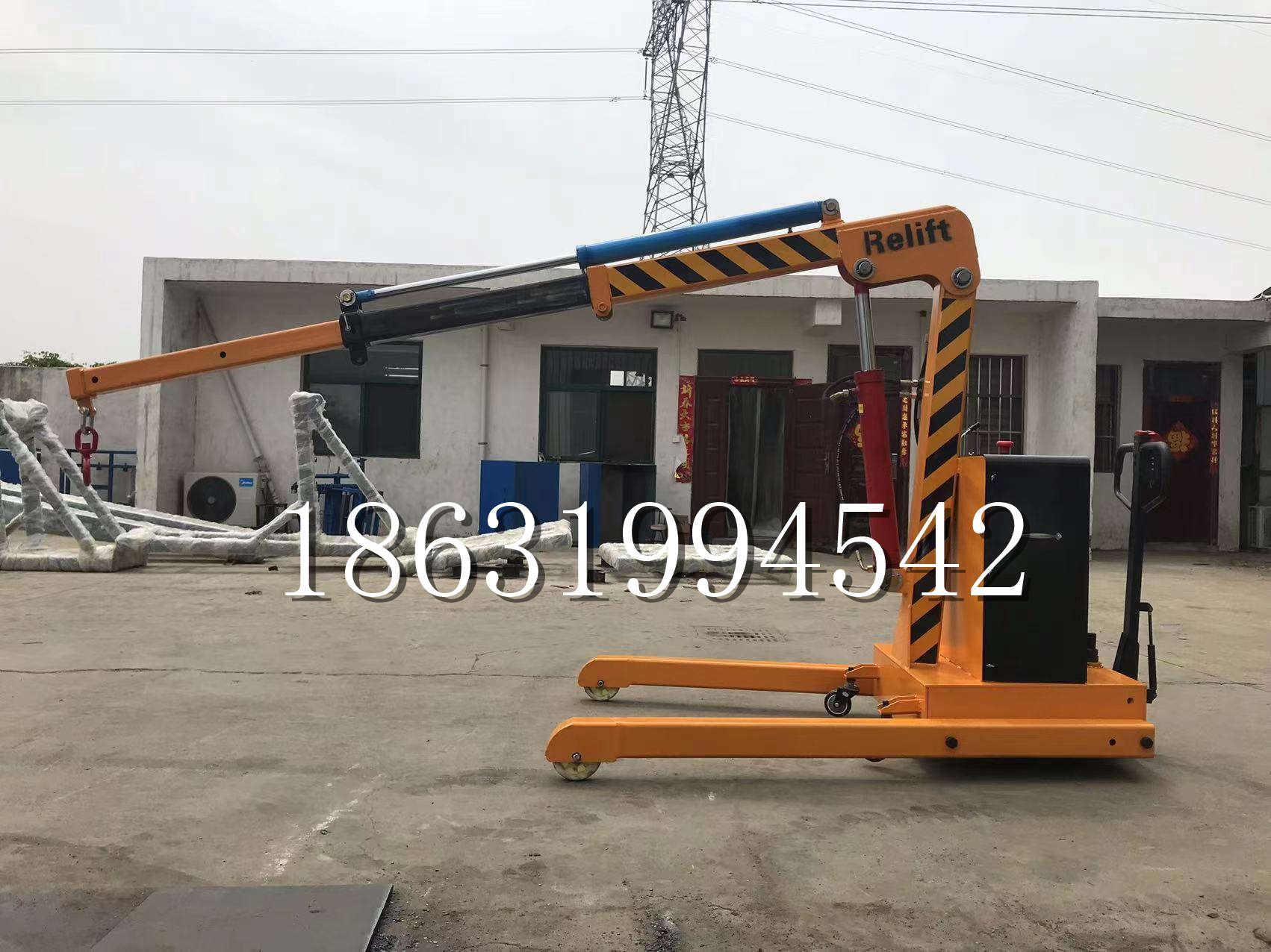 朔城区久征定做3吨三轮随车吊 农用园林绿化移树吊 平板工程用小吊机