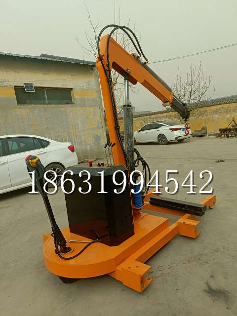 朔城区自卸车厢随车吊 自制轮式四不像起重机 四驱平板吊 5吨 贵盛